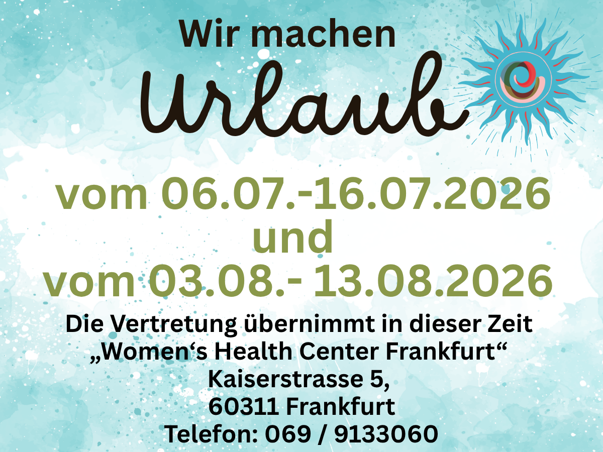 Urlaub im Juli und August 2026